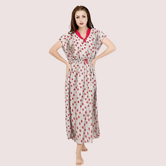 Luxurious Satin Maxi Sleepwear for Women Snazzyway