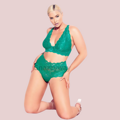 Moss Luxe Plus Size Bralette Snazzyway