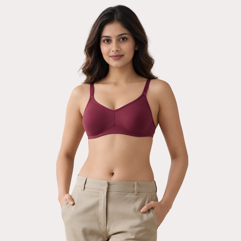 Pack of 2 Women’s V-Neck Full-Coverage Everyday Bras Snazzyway