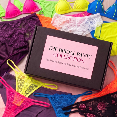 The Bridal Panty Collection — Luxury 5-Piece Panty Gift Box Snazzyway