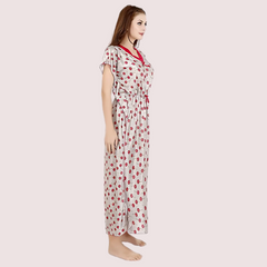 Luxurious Satin Maxi Sleepwear for Women Snazzyway