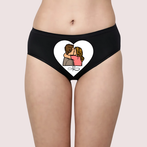 Sensual Custom Message Forever Kiss Panty Snazzyway