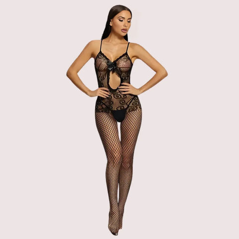 Sweet Temptation Lace Bodystocking Snazzyway