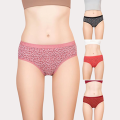 Women’s Printed Cotton Panty – Pack of 12 Snazzyway
