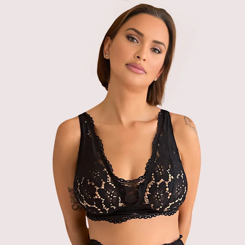 French Daina Chic Lace Bralette Gift Set for Luxe Occasions Snazzyway
