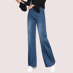 Women's Classic High Waist Wide Leg Jeans Snazzyway