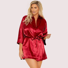 Exquisite Silk Robe for Women's Sensual Nights Snazzyway