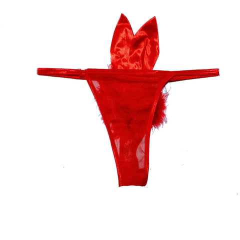 Super Sexy Smooth Red G-String Thong Panty snazzyway