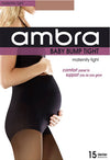 Ambra baby bump black tall 15 denier women pantyhose pack of 2 snazzyway
