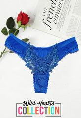 Very Very Sexy Royal Blue Thong snazzyway