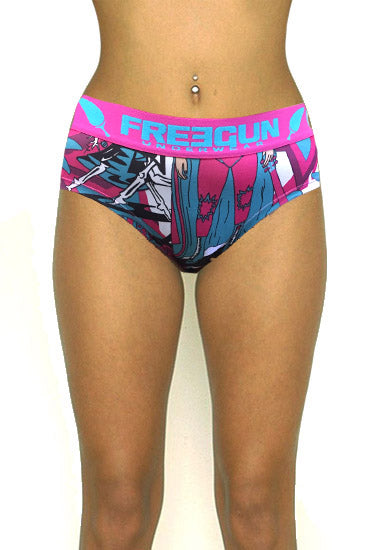 Freegun Underwear Wide Elastic Printed Hipster Brief