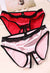 2 Pack silk satin crotchless bikini panties snazzyway