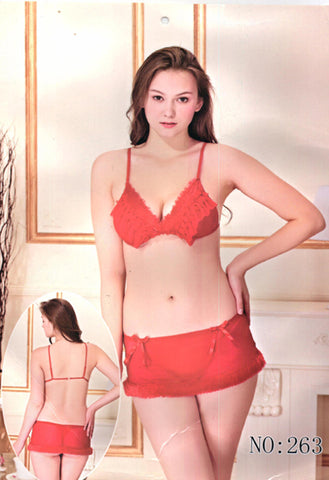 2 Pc Heart Breaker Sexy Lingerie Costume FRENCH DAINA