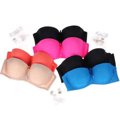 2 pack demi cup padded wired push up bra FRENCH DAINA