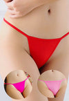 3-Pack Comfy Cotton No Show Thong Panties snazzyway