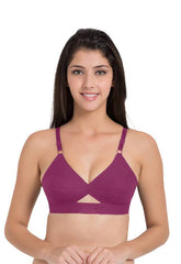 3 Women's Ultimate Lift and Support Wireless Plus Size Bra FRENCH DAINA