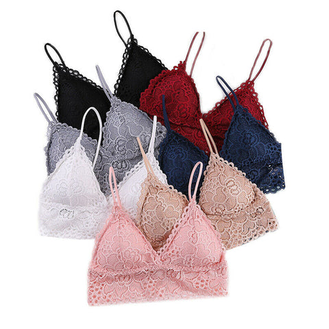 2 pack french fashion padded lace bralette FRENCH DAINA