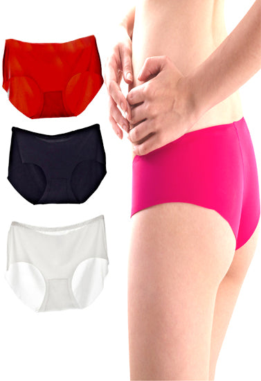 Colorful 4-Pack Smooth Hipster Panties