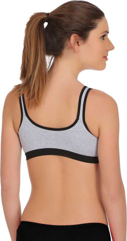 "Non" padded medium impact Sports bra ( 2 Pack ) snazzyway