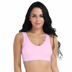 5 pack medium impact Comfort Sports Bras snazzyway