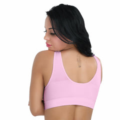 5 pack medium impact Comfort Sports Bras snazzyway