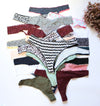 7 Pack Sexy thong Panties Variety Pack FRENCH DAINA