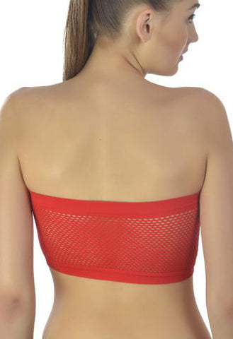 Bandeau Sexy Red Bra FRENCH DAINA