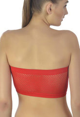 Bandeau Sexy Red Bra FRENCH DAINA