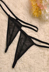 Black Invisible G-String Underwear French Daina