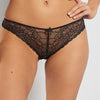 Black See Through Fishnet Lace Brief FRENCH DAINA