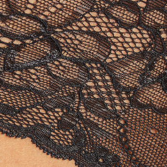 Black See Through Fishnet Lace Brief FRENCH DAINA