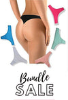 Bundel sale 5 pack cotton no ride up thong FRENCH DAINA