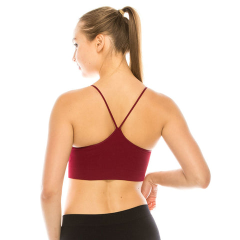 Luxurious Lightweight Criss Cross Sports Bra Pack of 2 snazzyway