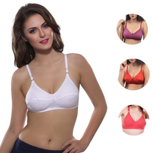 Total Comfort Cotton Bras Pack of 4 snazzyway