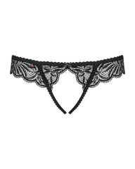 Crotchless Thong Open Fanatical Lingerie snazzyway