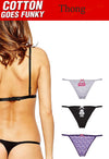 Easy Reliable Cotton String Thong Pack- 3 snazzyway