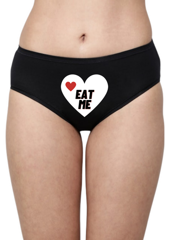 Eat Me Printed Hipster Panty Gift Pack snazzyway