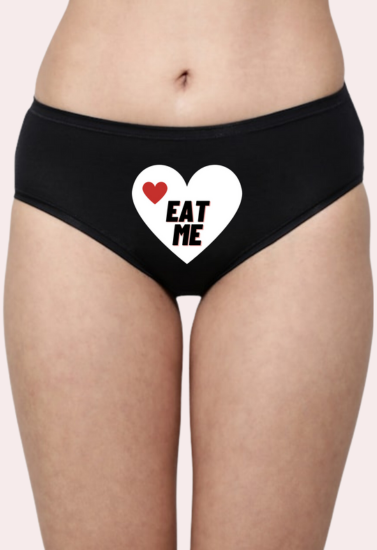 Eat Me Printed Hipster Panty Gift Pack