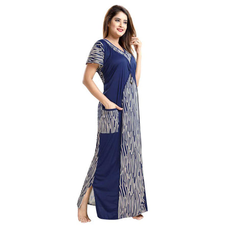 Elegant full length Nightgown Nighty snazzyway