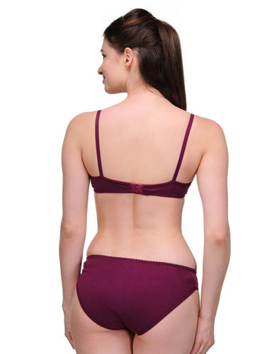 Elegant Solid Color Bra Sets ( Pk of 3) FRENCH DAINA