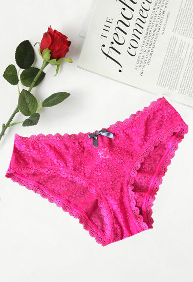 Etam Beautiful Floral Net Lace See Through Panty(sold out)