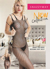 Exquisite Crotchless bodystocking bodysuit snazzyway