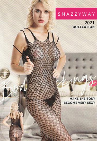Exquisite Crotchless bodystocking bodysuit snazzyway
