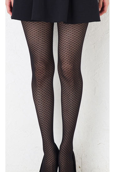 Fashion tights  15 denier diamond patterned snazzyway