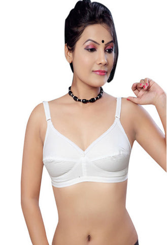 ♥Full Coverage Smooth Cotton Everyday Bra (Pack of 2 ) snazzyway