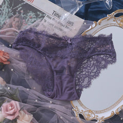 Women's G String Crotch Flower Lace Panties snazzyway