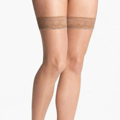 GIVENCHY Creme Thigh High's Stockings(sold out) snazzyway