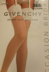 GIVENCHY Creme Thigh High's Stockings(sold out) snazzyway