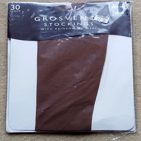 GROSVENOR 30 Denier Gentle Smoke Stockings snazzyway