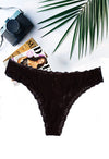 George Flirty Lace Accented Black Thong + 1 Free Bra snazzyway